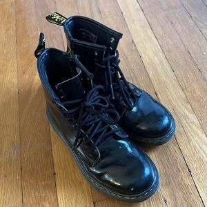 Dr Martens- black boots - size 3